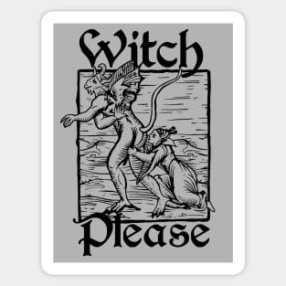 Witch Please (version 2, light) Sticker